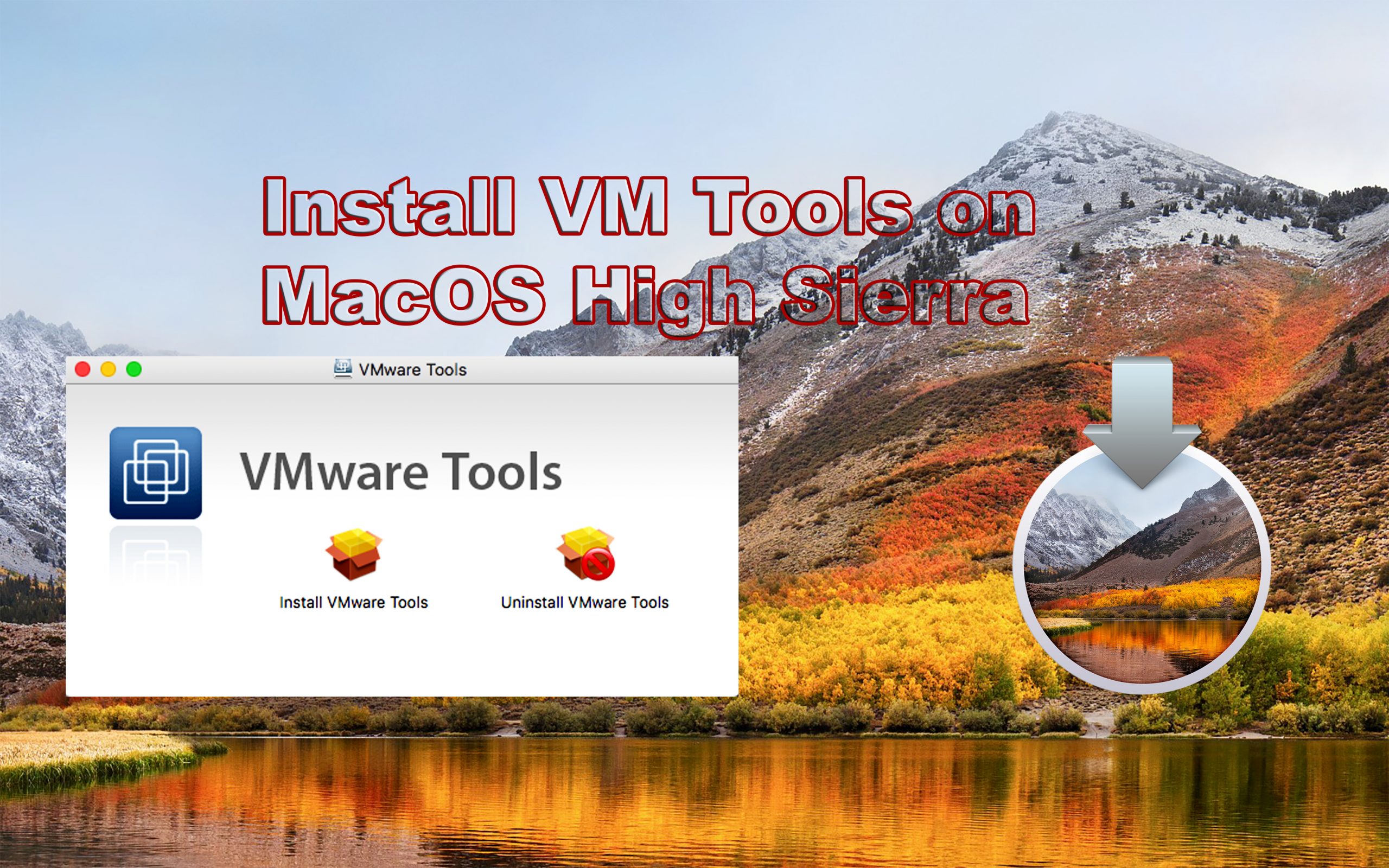 vmware tools for mac os high serra